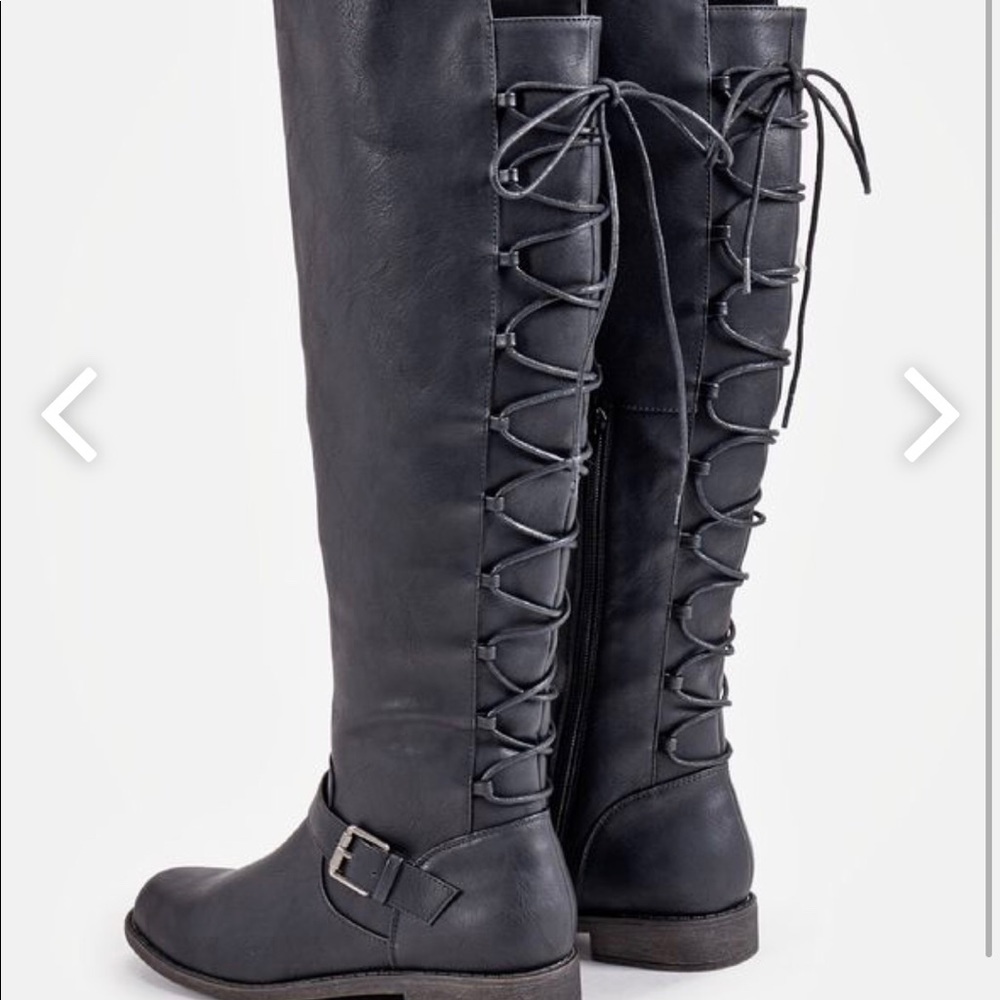 Just Fab Pricilla Wide Calf Boots